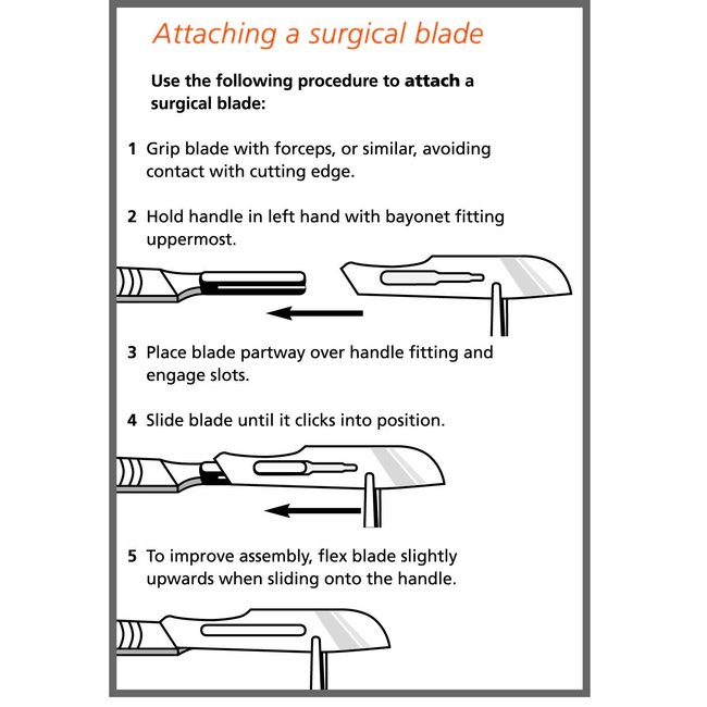 Swann Morton blades sterile 20