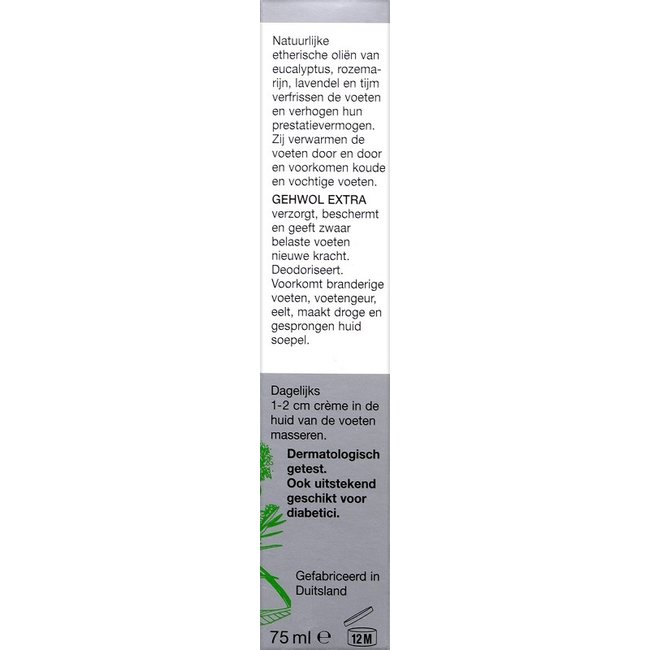 Gehwol Crème Pieds Extra 75 ml