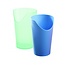 Cup with nose recess - transparent green