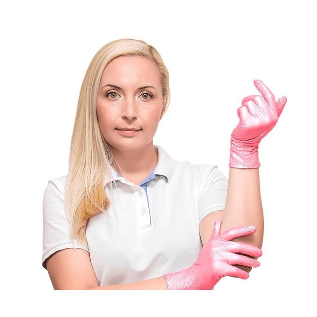 Comforties Soft nitrile Glamor Pink 100 pieces