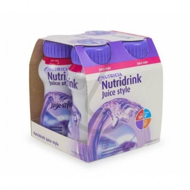 Nutricia nutridrink juicestyle dieetvoeding 200ml cassis 65470