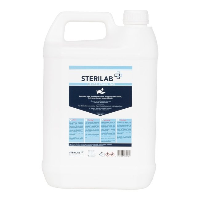 Sterilab handalcohol  80% 5000ml