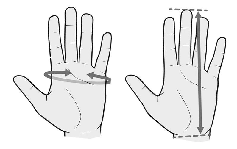 Maattabel Handschoenen - Degros