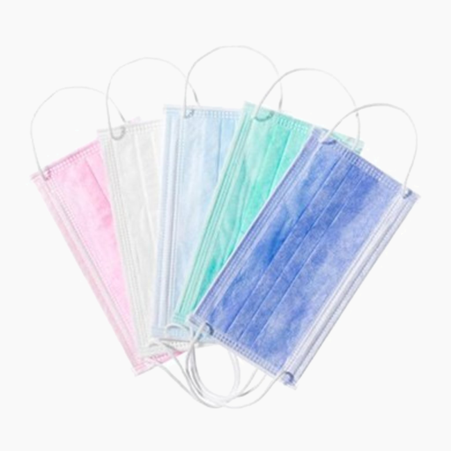 Masques faciaux avec élastiques auriculaires 50 pièces Type IIR