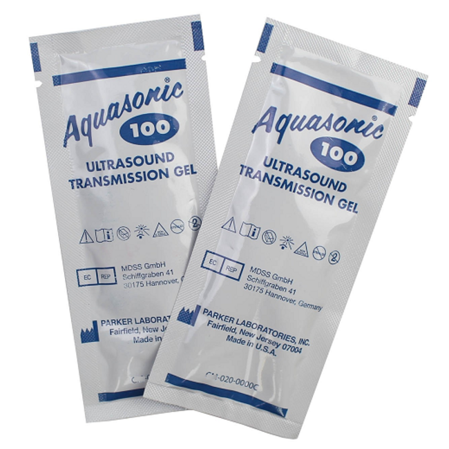 Aquasonic 100 Ultraschallgel 48 sterile Beutel - Degros