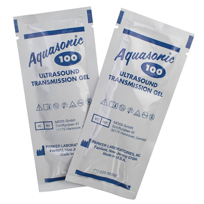 Aquasonic 100 Ultrasound Gel 48 sterile pouches