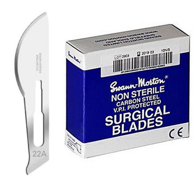 Swann Morton blades non sterile nr 22A