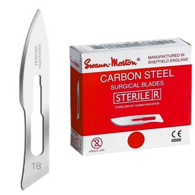 Swann Morton blades sterile 18