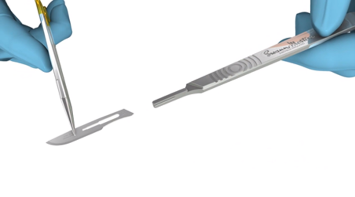 Swann Morton Swann Morton Scalpel handle handle 4L (extra long), foto 2 van 2