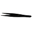 Epilation tweezers pointed with black handle