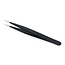 Epilation tweezers pointed with black handle