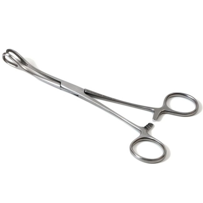 Foerster tampon forceps 25cm curved stainless steel