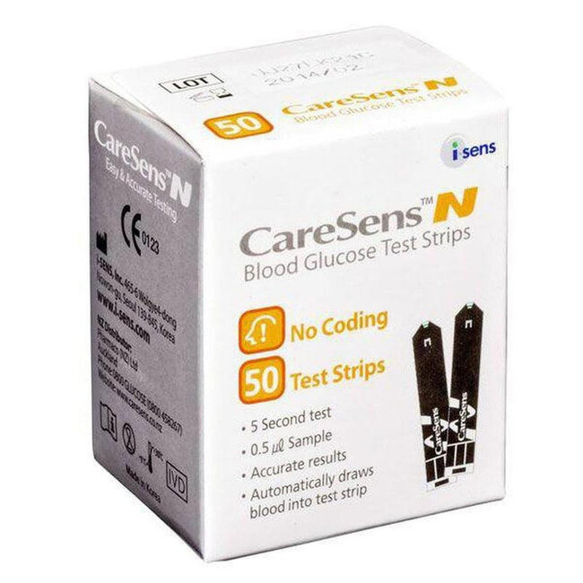 CareSens N glucose teststrips (50 stuks)