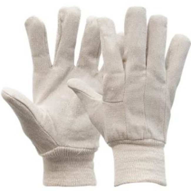 OXXA Knitter 14-515 Twill cloth work gloves 100% cotton (12 pairs)