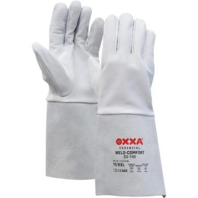 OXXA Weld-Comfort 53-740 Schweißerhandschuh aus Schafnappaleder (12 Paar)