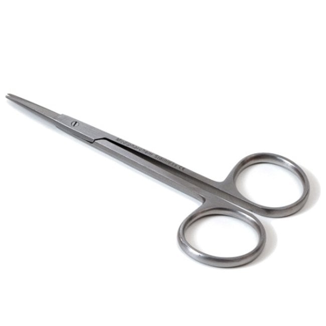 Iris scissors stainless steel straight (pointed / pointed)