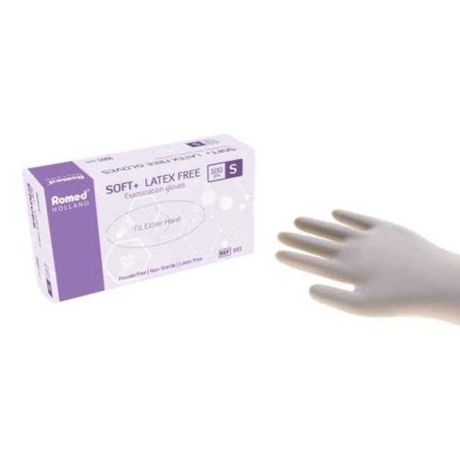 Romed Soft + latex-free examination gloves 100 pieces