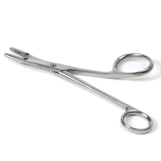 Gillies needle holder 18cm. stainless steel.