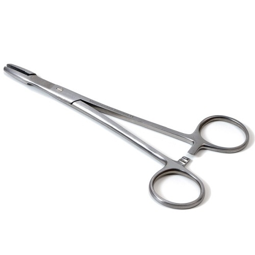 Medipharchem Olsen-Hegar naaldvoerder 14cm. rvs.