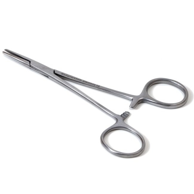 Mosquito artery clamp anatomical 12cm. straight stainless steel.