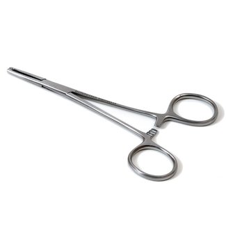 Medipharchem Mosquito artery clamp 1x2 teeth 12cm. straight stainless steel.