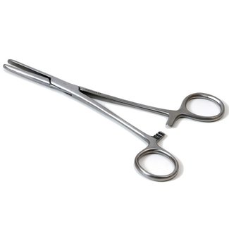 Medipharchem Pean artery clamp with smooth jaw (tube clamp) 16cm. straight stainless steel.