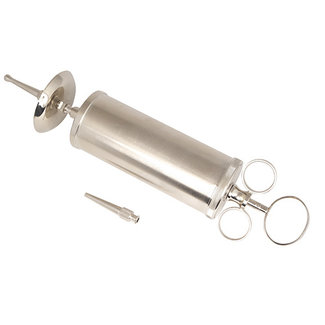 Medipharchem Ear Syringe 150cc. incl. 2pcs. turn on / splash shield stainless steel. (A quality)