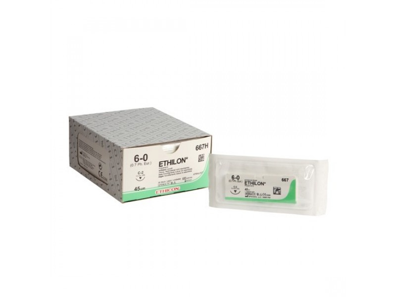 Ethilon suture 6-0 (C-2) 667H 36 pcs - Degros