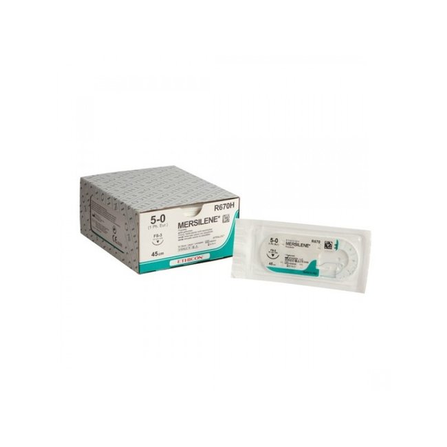 Suture mersilène 5-0 (FS-3) R670H 36 pièces