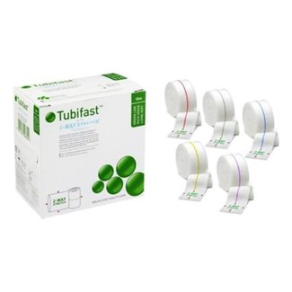 Bandage tubulaire élastique extensible dans les deux sens Tubifast