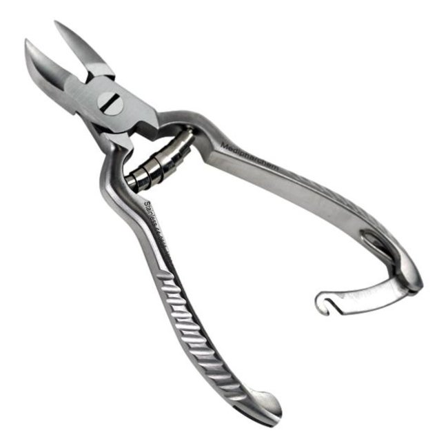 Coupe-ongles avec ressort  à  rouleau