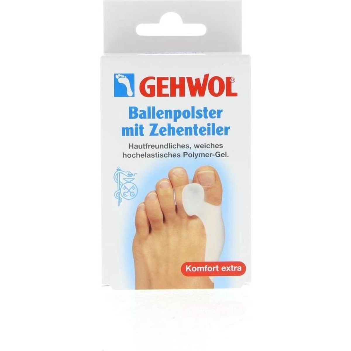 Gehwol Coussin Gehwol Nodule avec séparateur d'orteils G