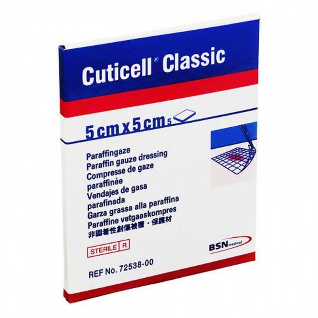 Cuticell classic ointment compress 5 x 5 cm (5 pieces)