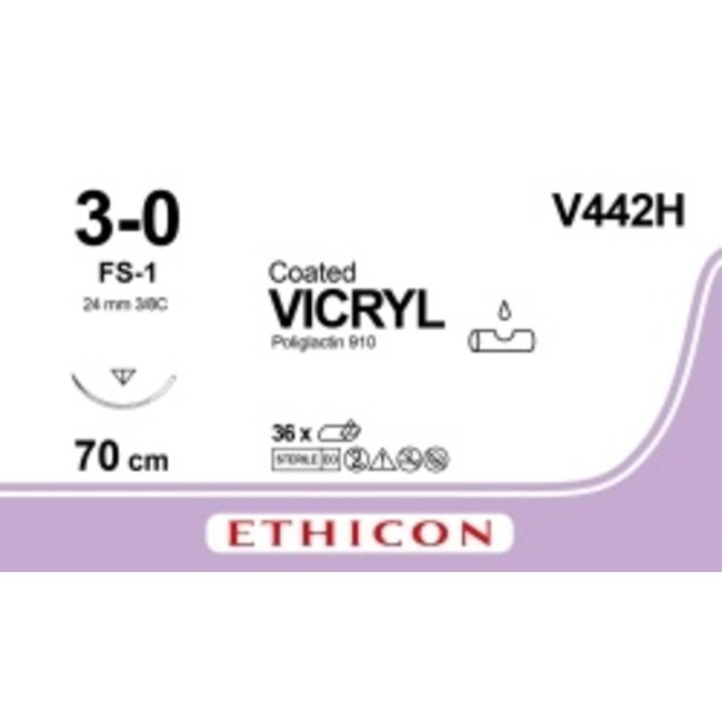 Vicryl Suture 3-0 (FS-1) V442H 36 pcs