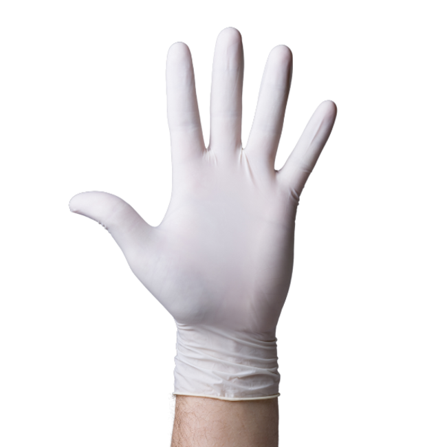 Romed powder-free latex gloves