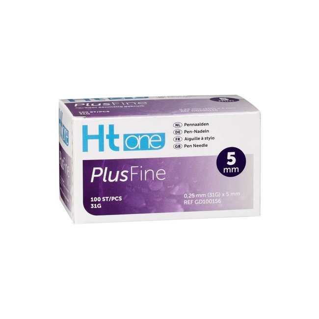 HT One Plusfine pennaalden 5 mm 31G - 100 stuks