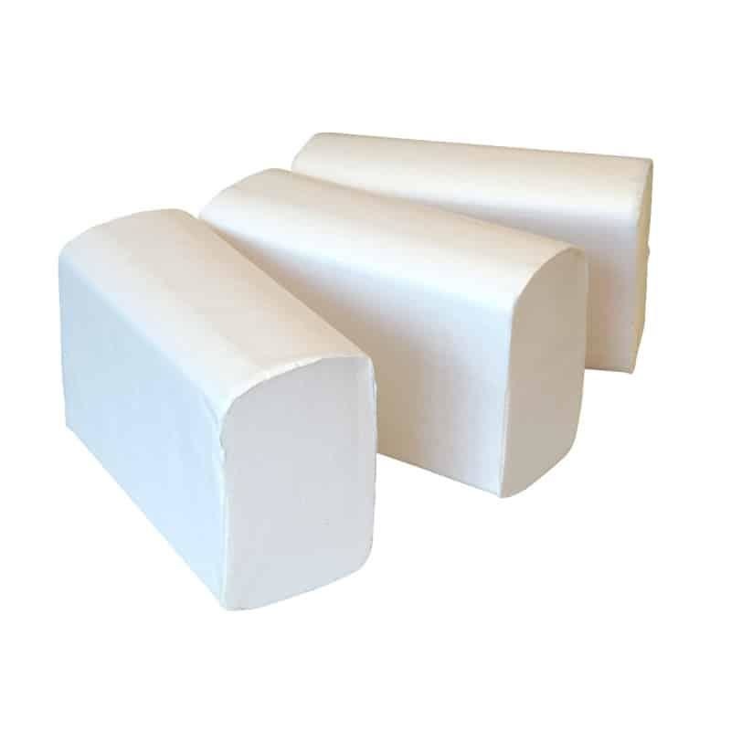 Ecowipe EcoWipe handdoek multifold wit 2 laags 32 x 20,6cm - 25x120 stuks