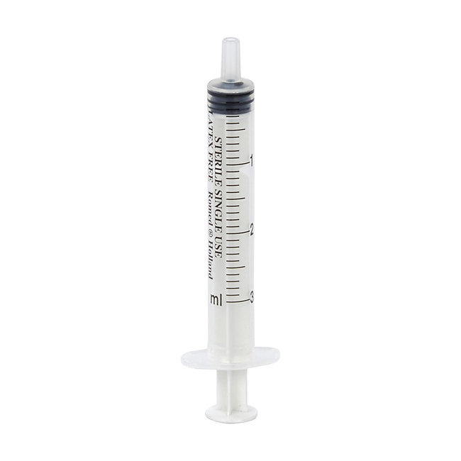 Romed 3-delige injectiespuiten 3ml luer slip 100 stuks