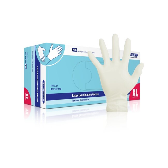 Klinion protection powder-free latex gloves