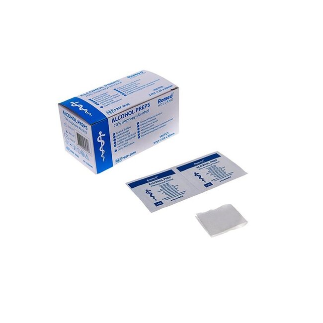 Alcoholdoekjes desinfecterend 500 stuks (steriel verpakt)