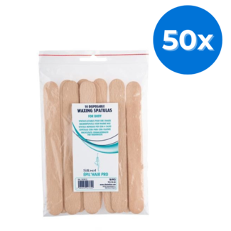 Sibel Spatules Résine Bois 500 pièces