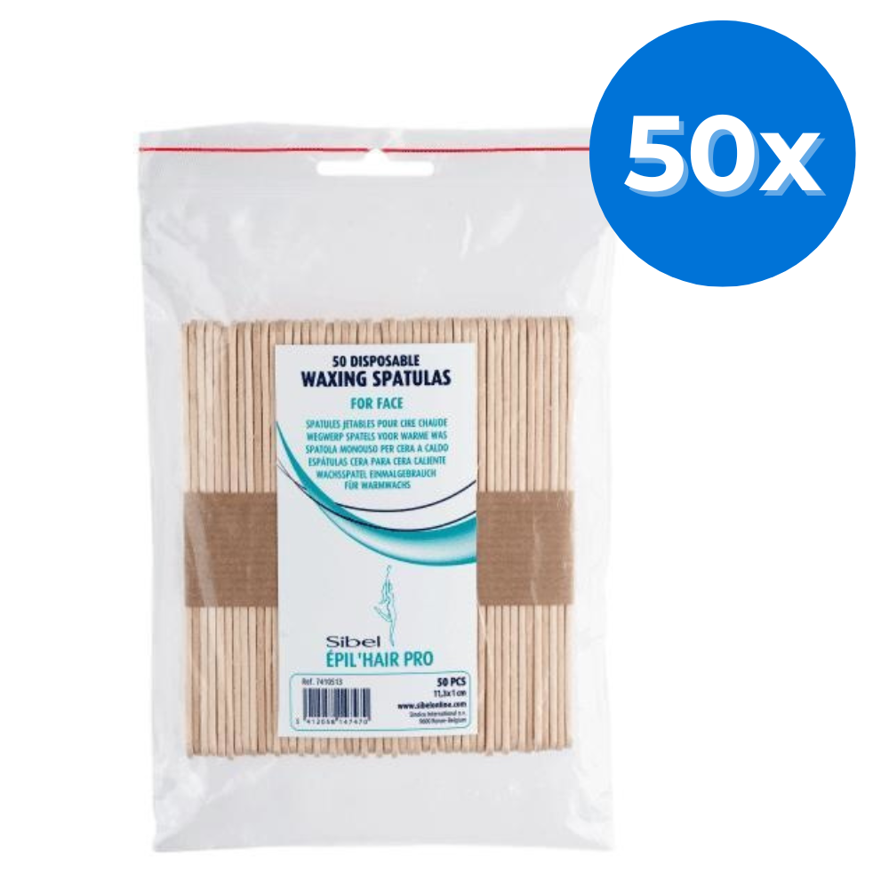 Sibel Spatules Hars hout jetables 113X10X2MM - 2500 pièces
