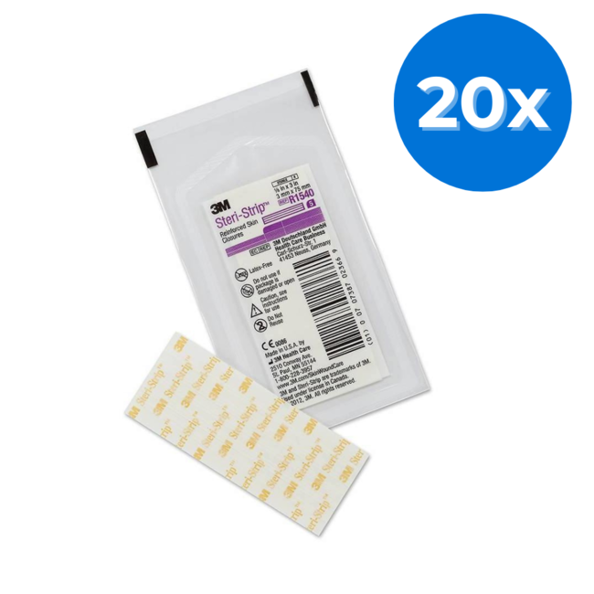 Steristrip 3 x 75 mm (Lila) – 20 Stück