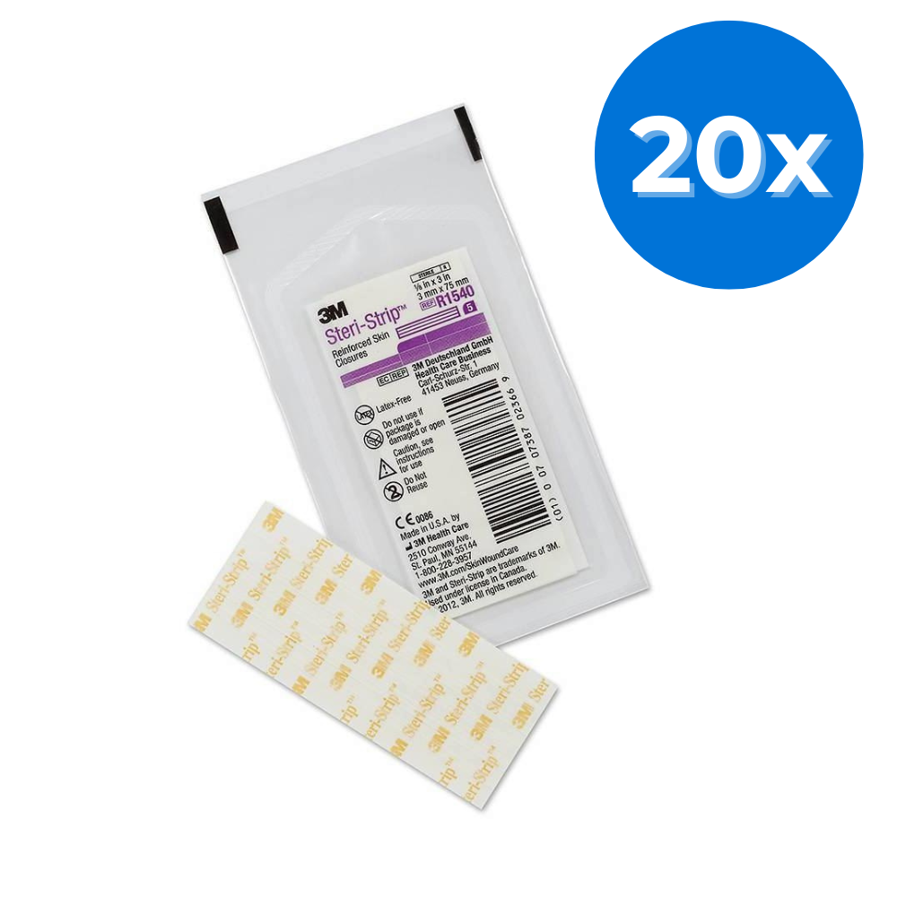 3M Steristrip 3 x 75mm (Paars) - 20 stuks