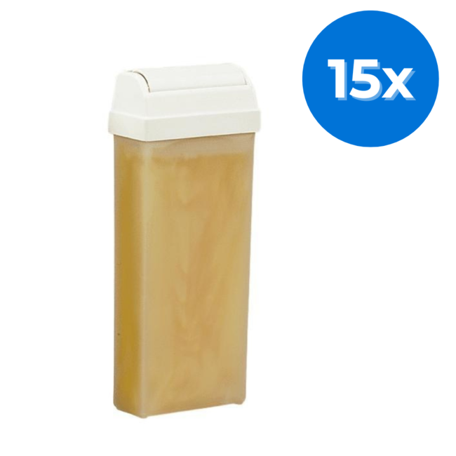 Cartouche de résine 110ML toutes peaux Miel - 15 pièces