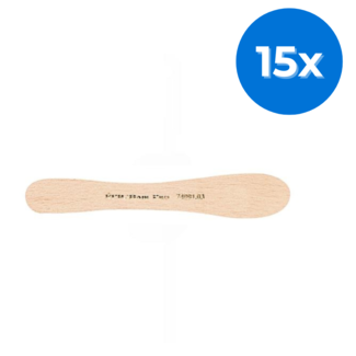 Sibel Resin spatula spoon shape armpits 12CM - 15 pieces