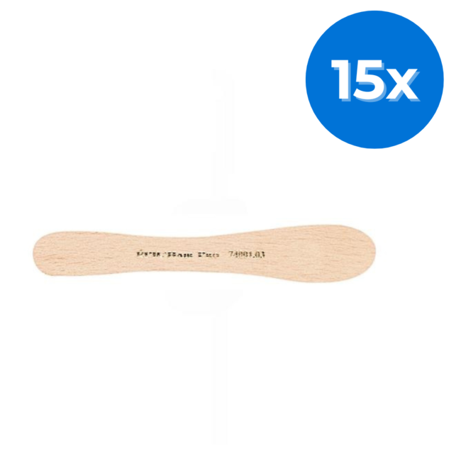 Resin spatula spoon shape armpits 12CM - 15 pieces