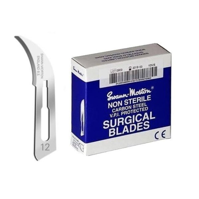 Swann Morton blades non sterile no 12