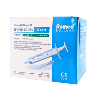 Romed Romed 5ml injectiespuiten met naald 100 stuks