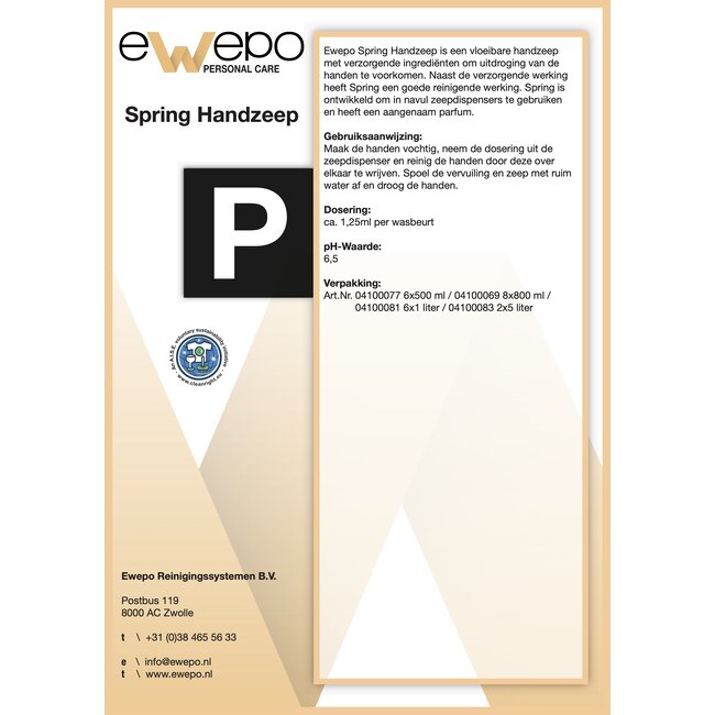 Ewepo Spring geparfumeerde handzeep